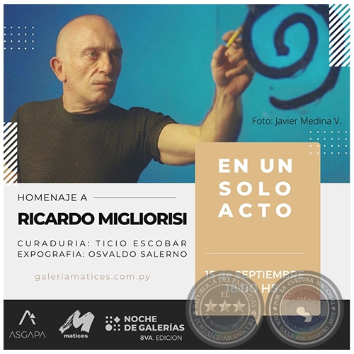 EN UN SOLO ACTO - Artista: Ricardo Migliorisi (+) - Jueves, 15 de Septiembre de 2022